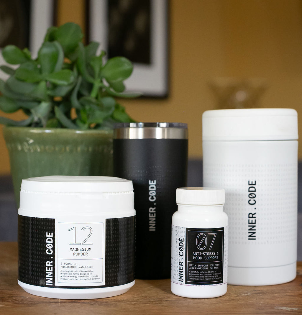 BUNDLE | InnerCode's 12 Magnesium Powder + 07 Anti-Stress & Mood Support
